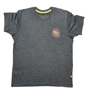 Howler Brothers Shirt Mens Small Gray Graphic Tee Bird Fish Logo Soft Casual